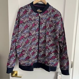 Floral scrub jacket